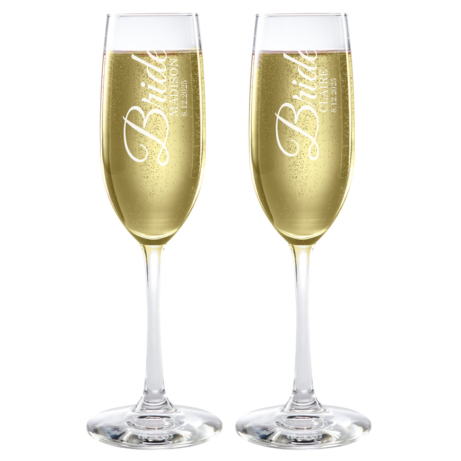 A Toast to Love Champagne Flutes Set - Bride/Bride