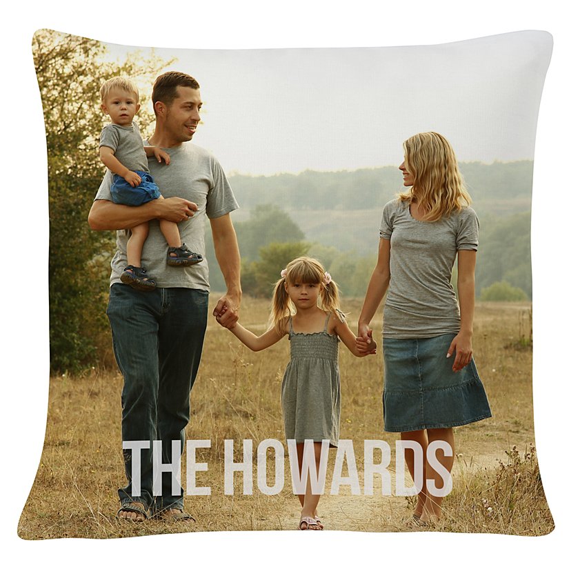 Any Message Photo Cushion