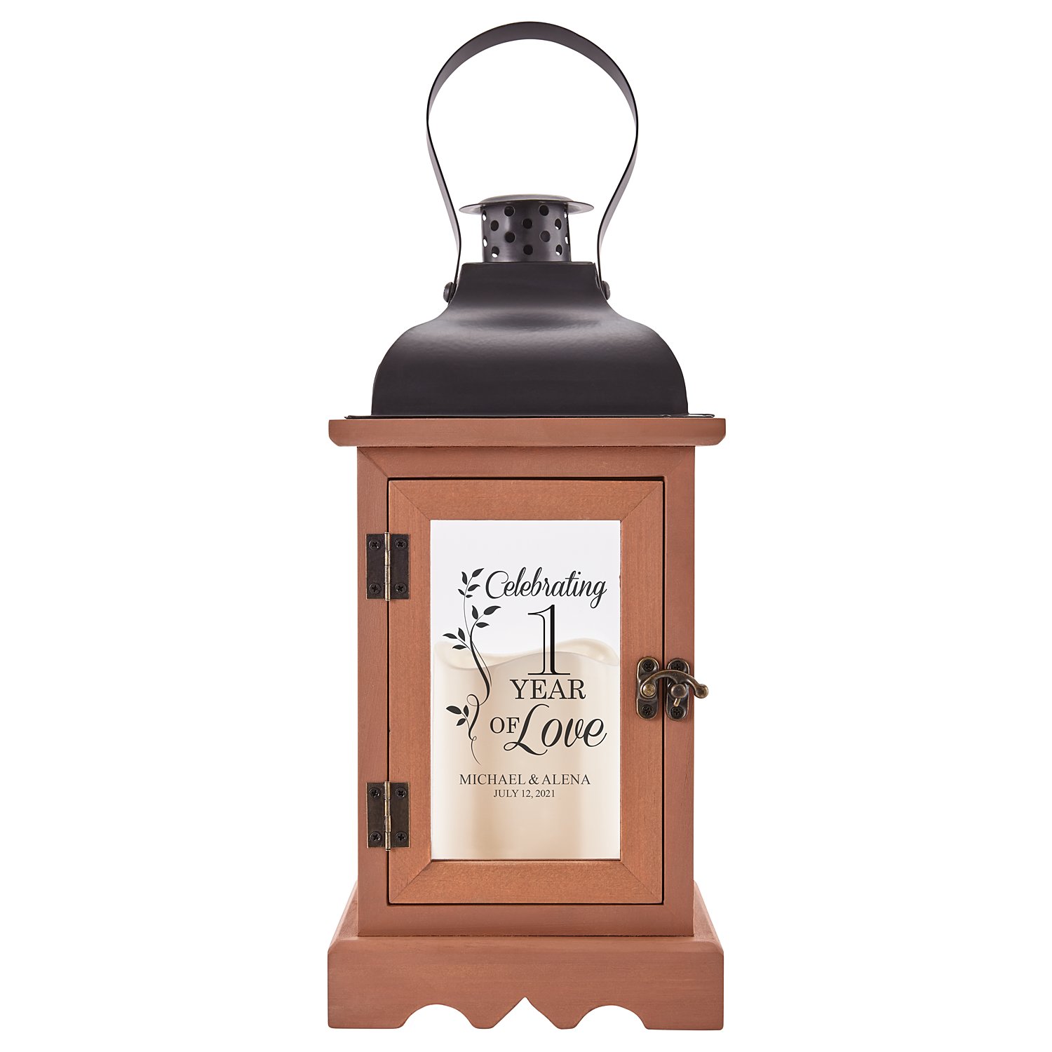 Celebration of Love Anniversary Lantern - Black - Year