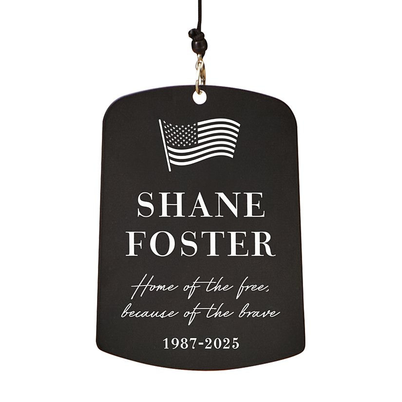 Memorial Day American Flag Wind Chime
