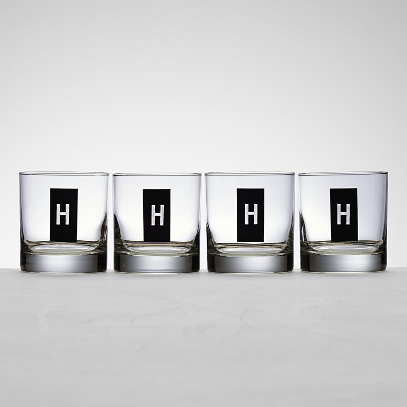 Personalized Double Old Fashioned Glass Set 3 Personalized Double Old Fashioned Glass Set