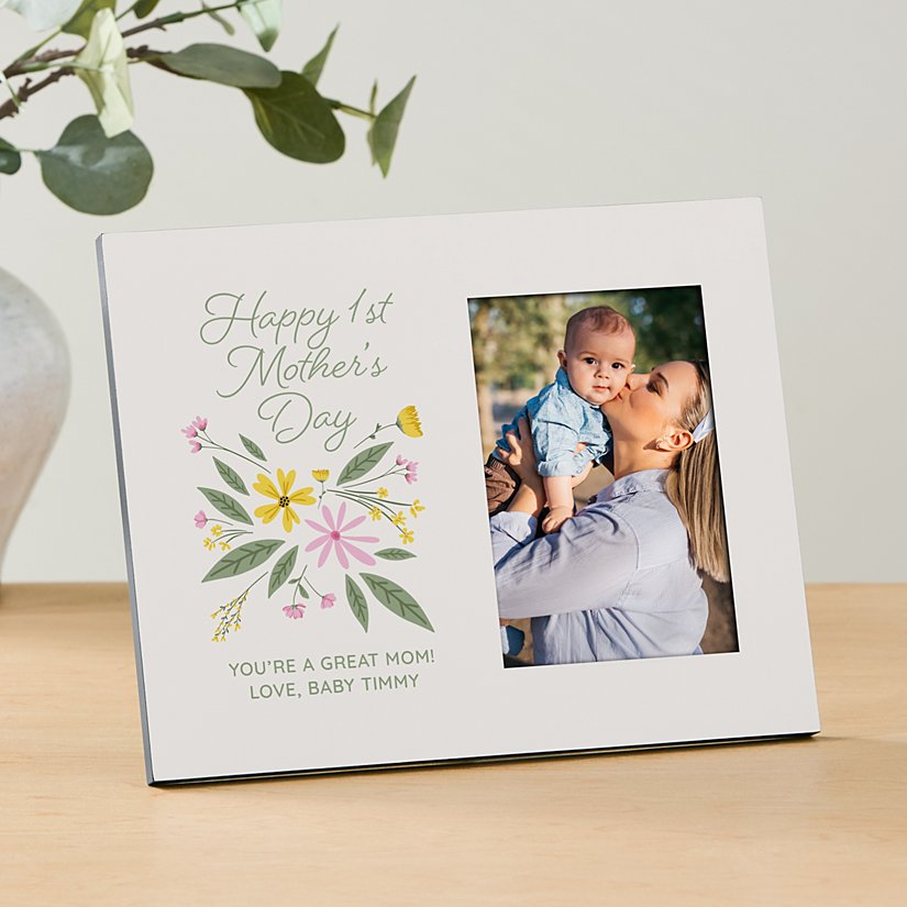 Floral 1st Mother's Day Photo Display