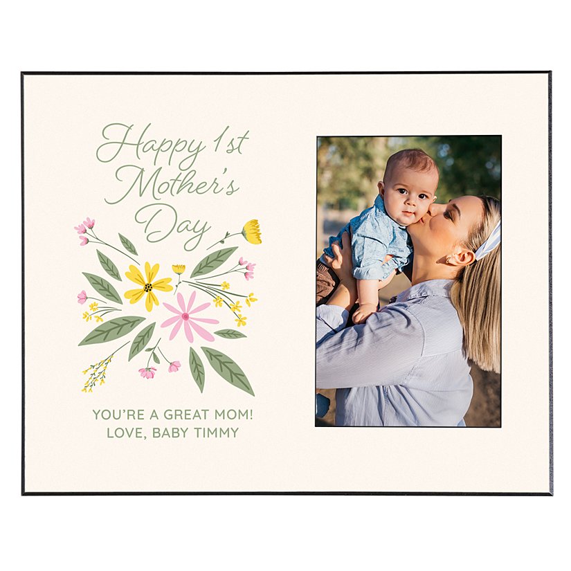 Floral 1st Mother's Day Photo Display