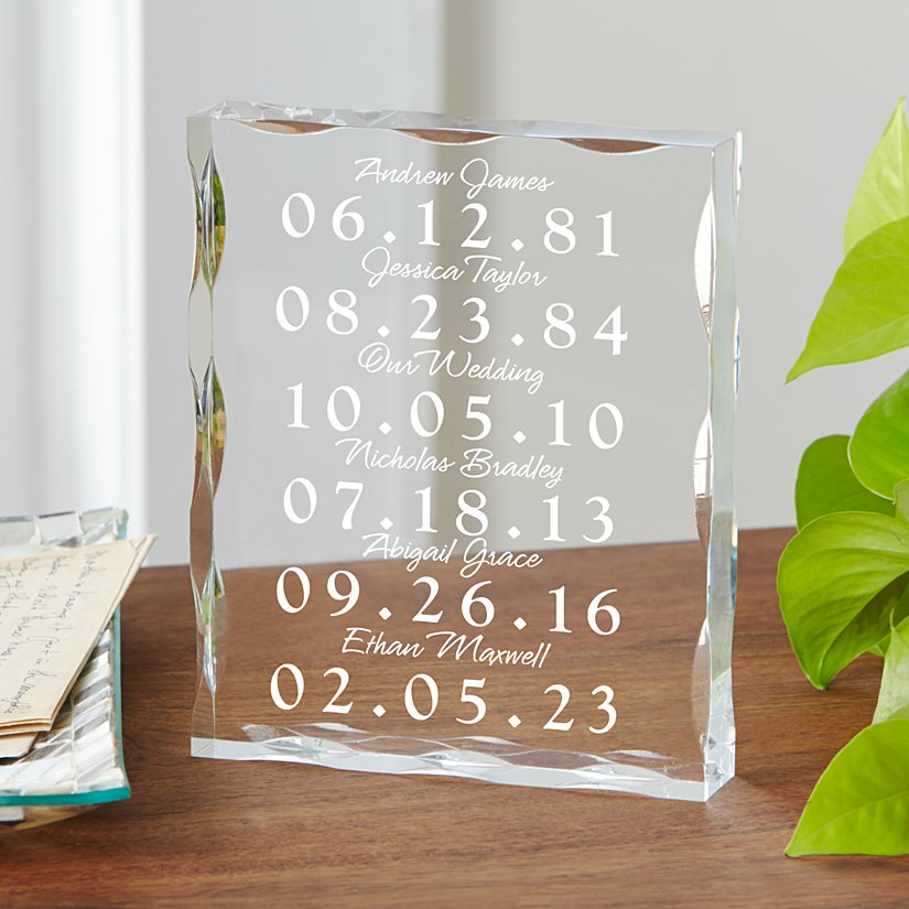 One Remarkable Day Personalized Acrylic Block