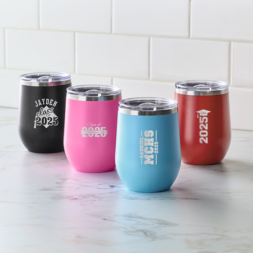 Dream Big, Soar Higher Graduation Wine Tumbler