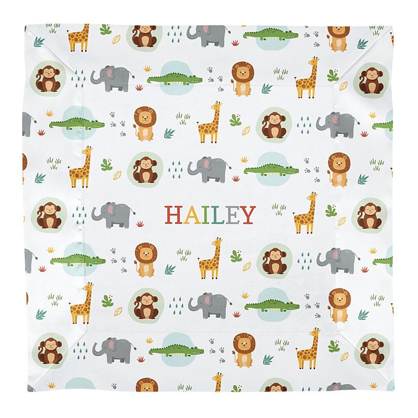 Adorable Animal Personalized Security Blanket