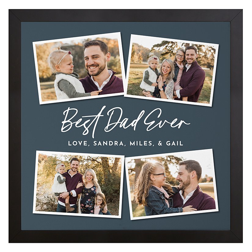 Dad's Cherished Moments Canvas