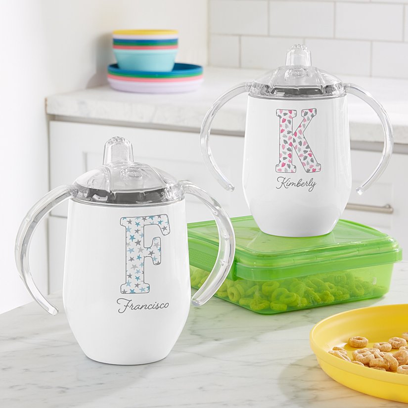 Big Adventure Personalized Letter Sippy Cup