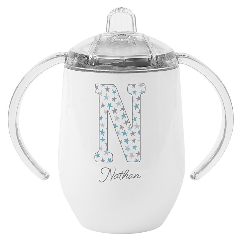 Big Adventure Personalized Letter Sippy Cup