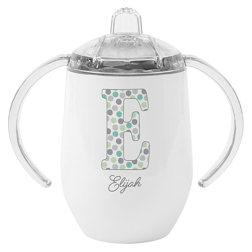Big Initial Personalized Sippy Cup