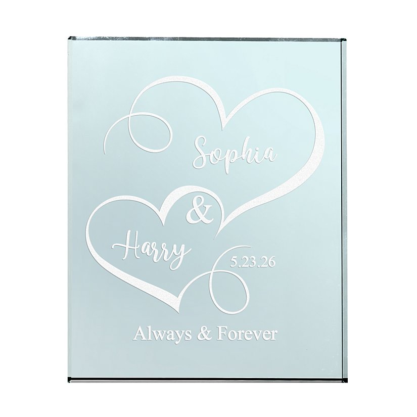 Unified Hearts Glass Block