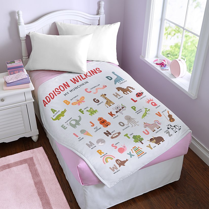 ABC Learning Plush Blanket
