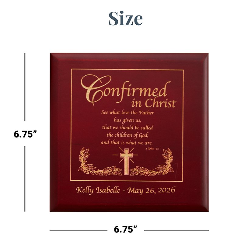 Holy Communion & Confirmation Personalized Keepsake Box