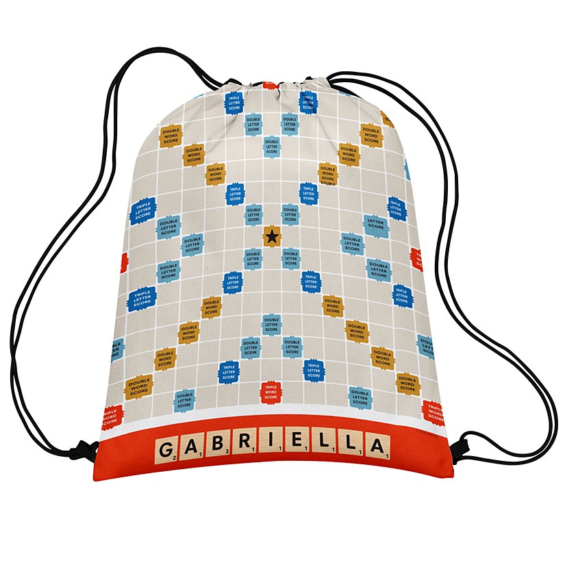 Scrabble® Gameboard Drawstring Bag