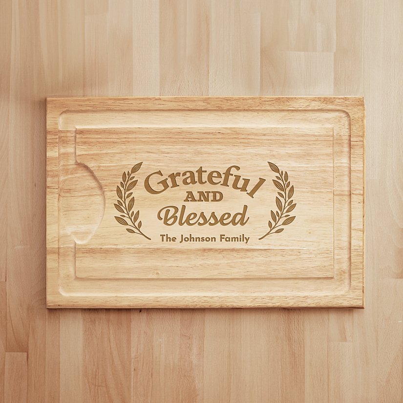 Autumn Blessing Maple Cutting Board