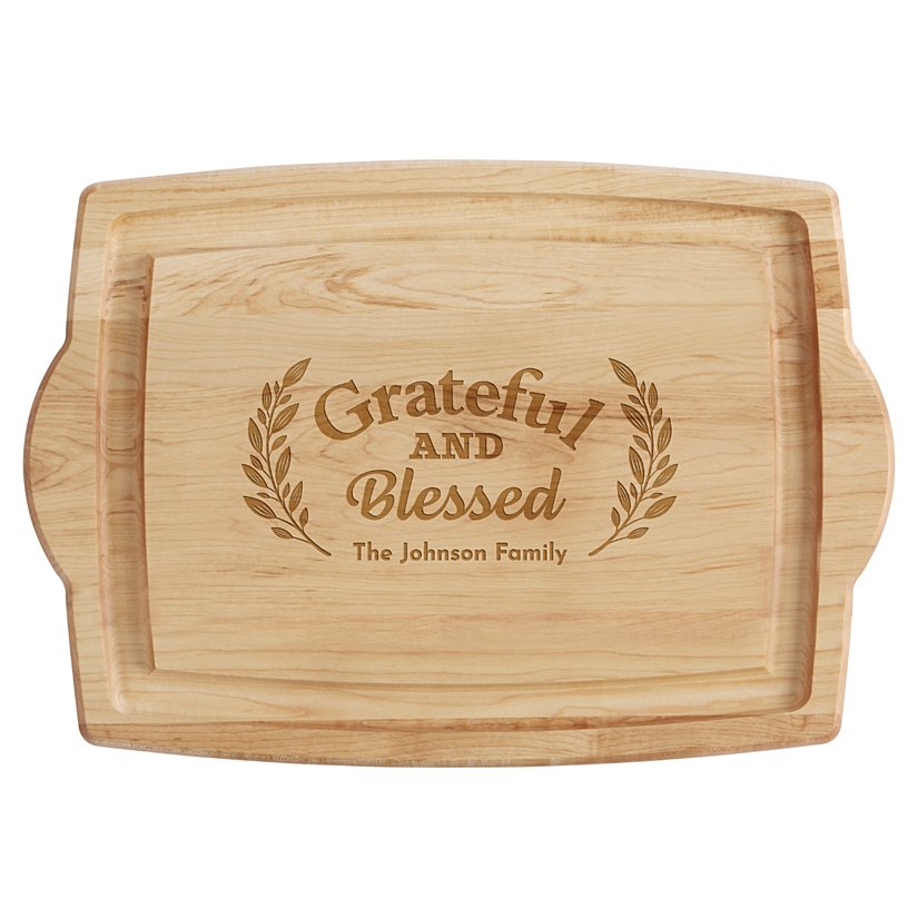 Autumn Blessing Maple Cutting Board