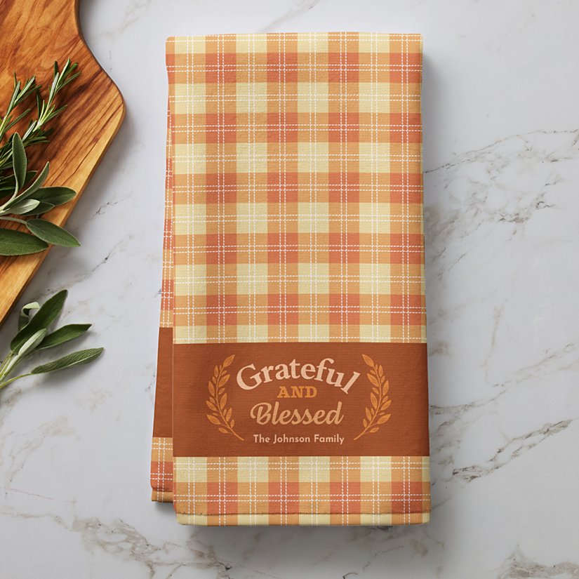Autumn Blessing Kitchen Towel