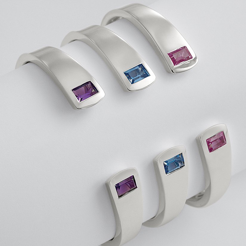 Secret Message Personalized Birthstone Cuff 4 Secret Message Personalized Birthstone Cuff