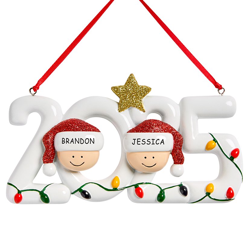 2025 Holiday Family Couple Ornament