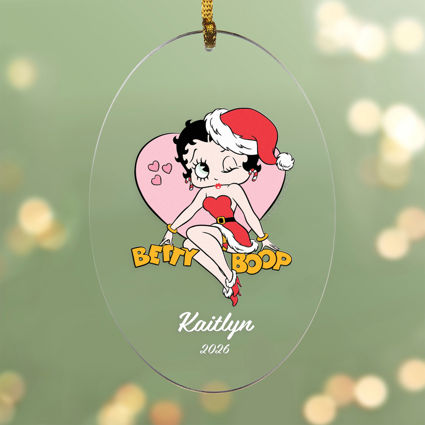 Betty Boop™ Heart Oval Ornament