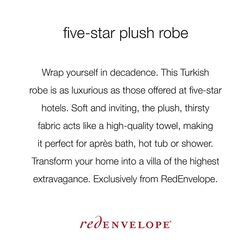 Ladies' Five-Star Personalized Plush Robe