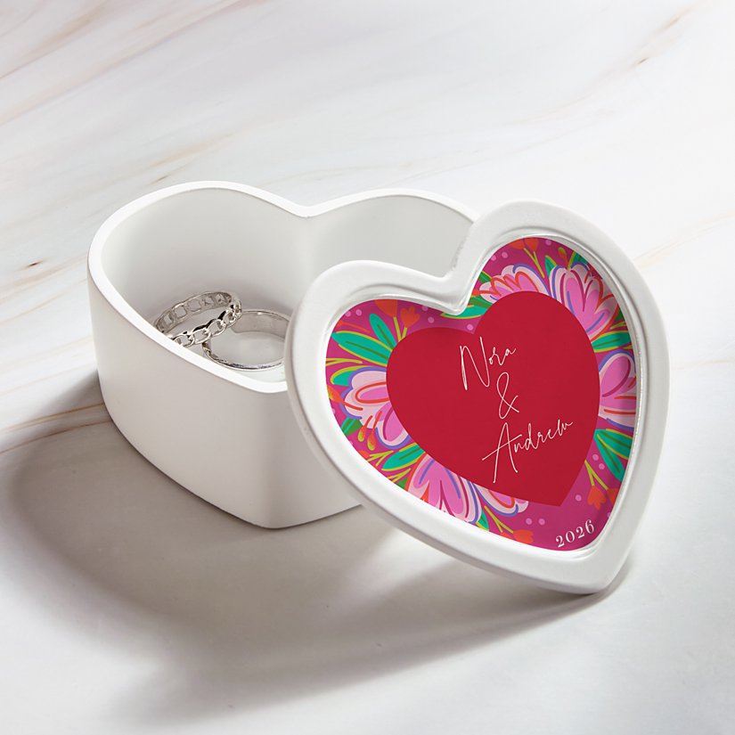 Heartfelt Bloom Heart Keepsake Box