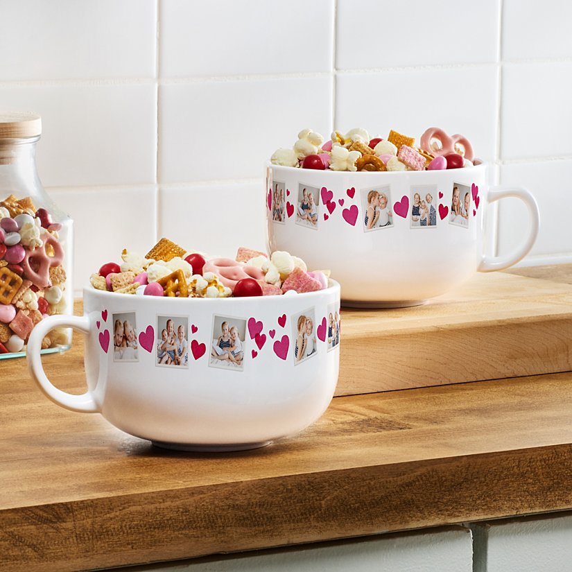 Adorable Hearts Photo Bowl