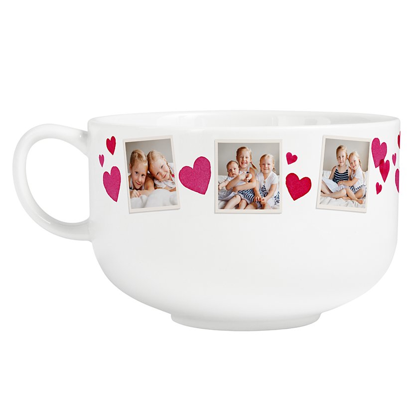 Adorable Hearts Photo Bowl