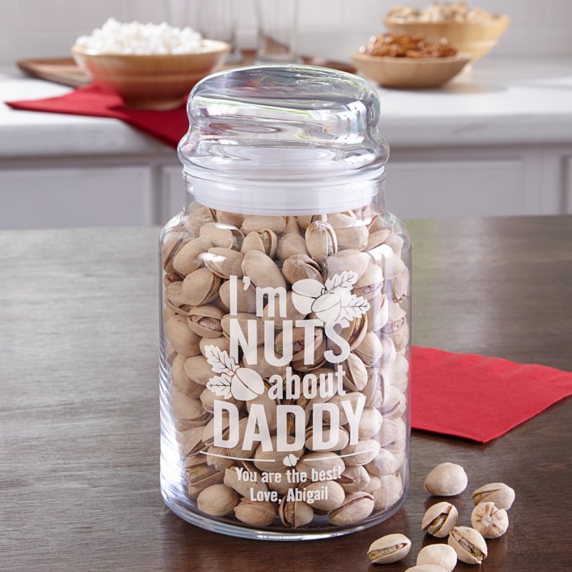 Crazy About You Personalized Snack Jar
