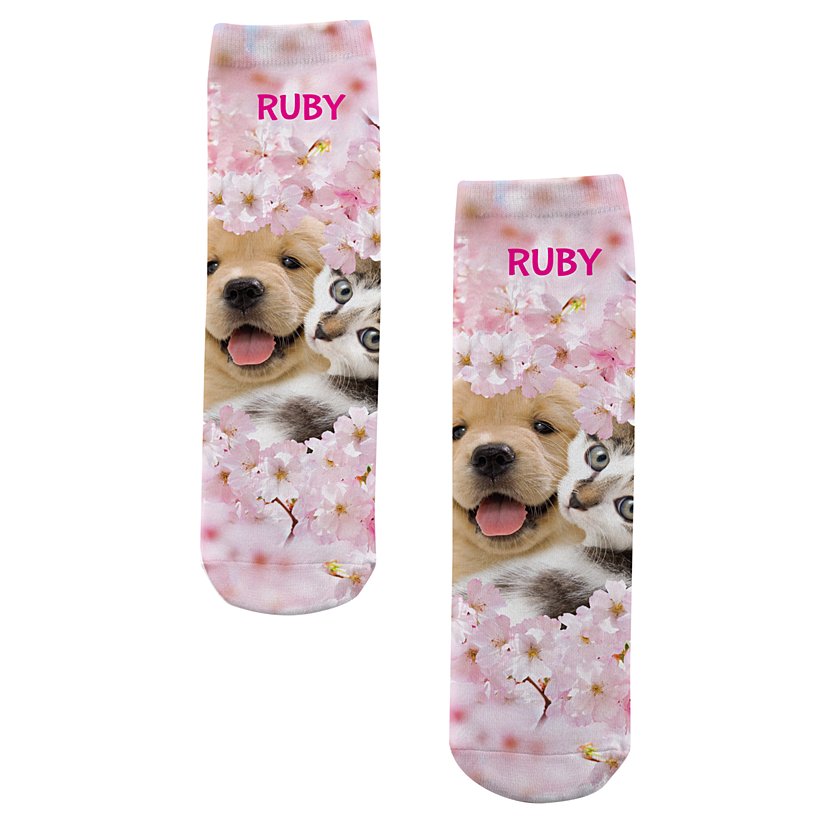 Wild Attitude Personalized Animal Socks
