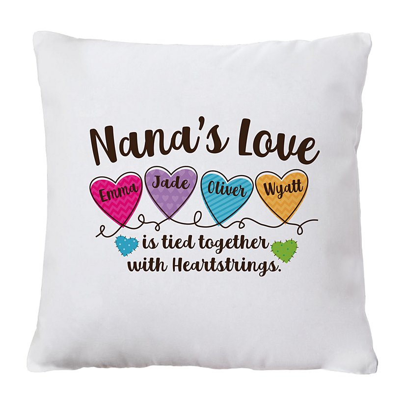 Heartfelt Connections Personalized Throw Pillow