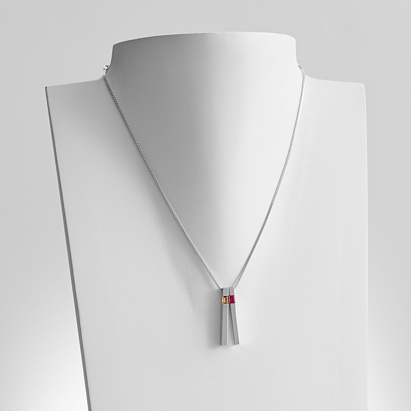 Milestone Personalized Birthstone Necklace