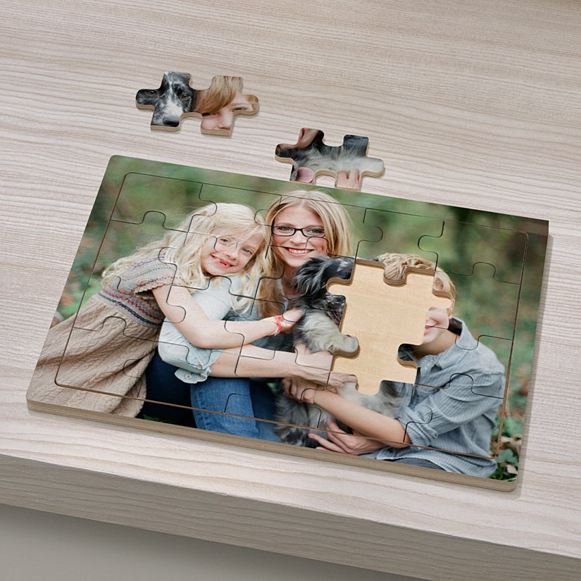 Cherished Memory Personalized Photo Wooden Puzzle