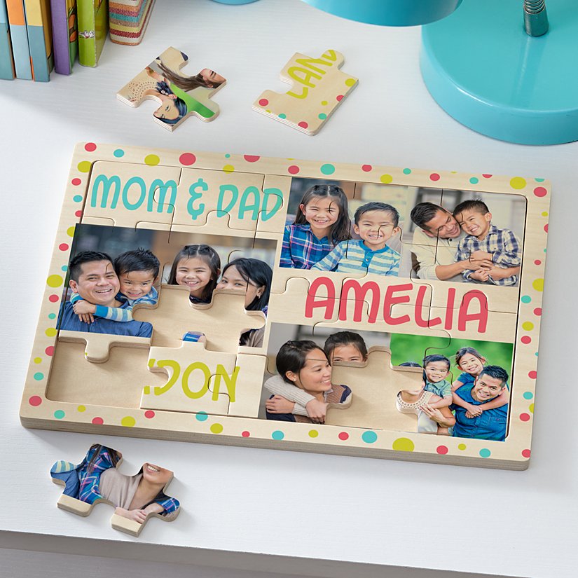 Cherished Memories Photo Wooden Personalized Puzzle