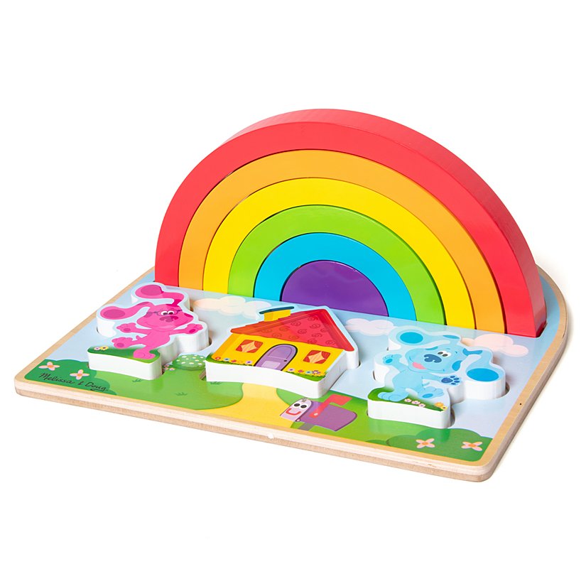 Melissa & Doug® Blue's Clues Wooden Rainbow Stacking Puzzle 3 Melissa & Doug® Blue's Clues Wooden Rainbow Stacking Puzzle