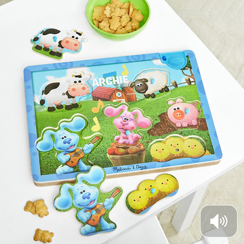 Melissa & Doug® Blues Clues & You! Personalized Interactive Sound Puzzle