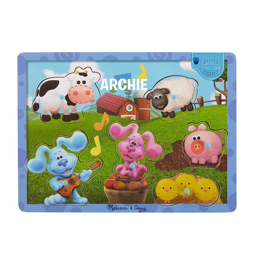 Melissa & Doug® Blues Clues & You! Personalized Interactive Sound Puzzle