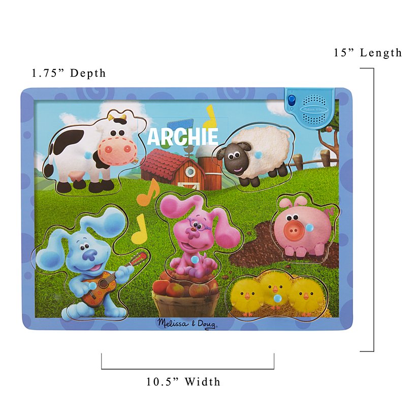 Melissa & Doug® Blues Clues & You! Personalized Interactive Sound Puzzle