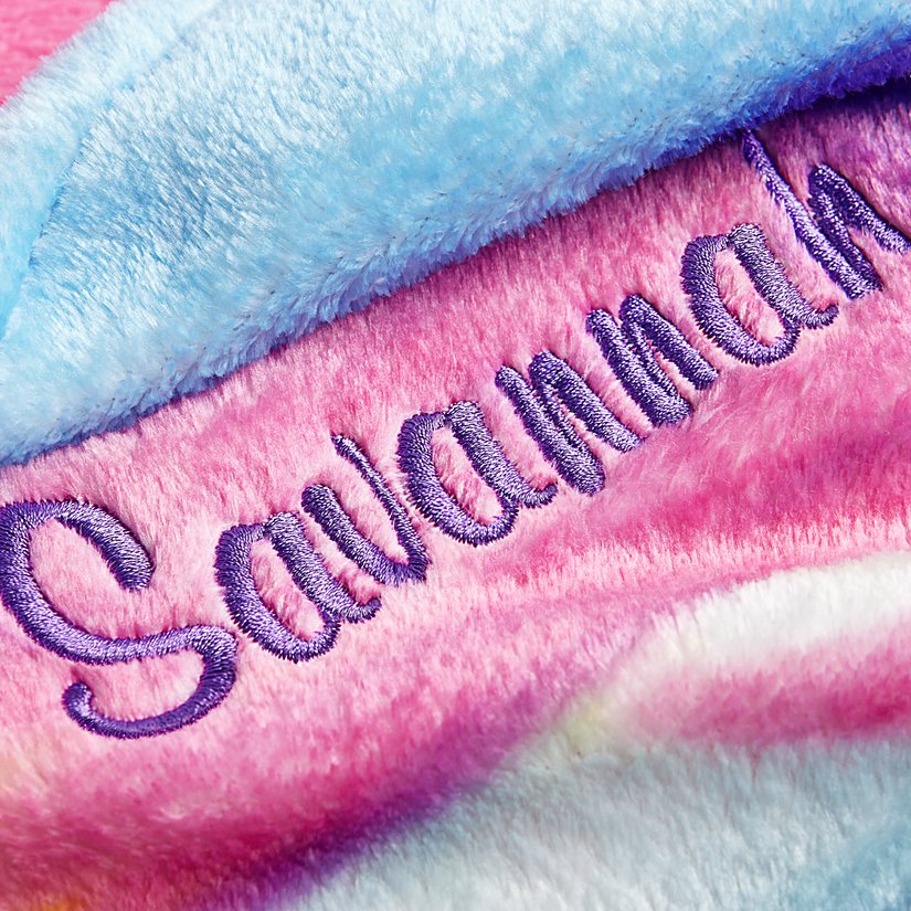 Blankie Tails® Enchanted Unicorn Personalized Blanket