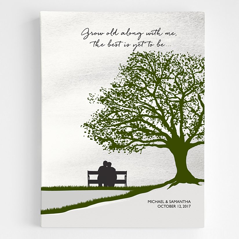 Age Together Personalized Canvas Art