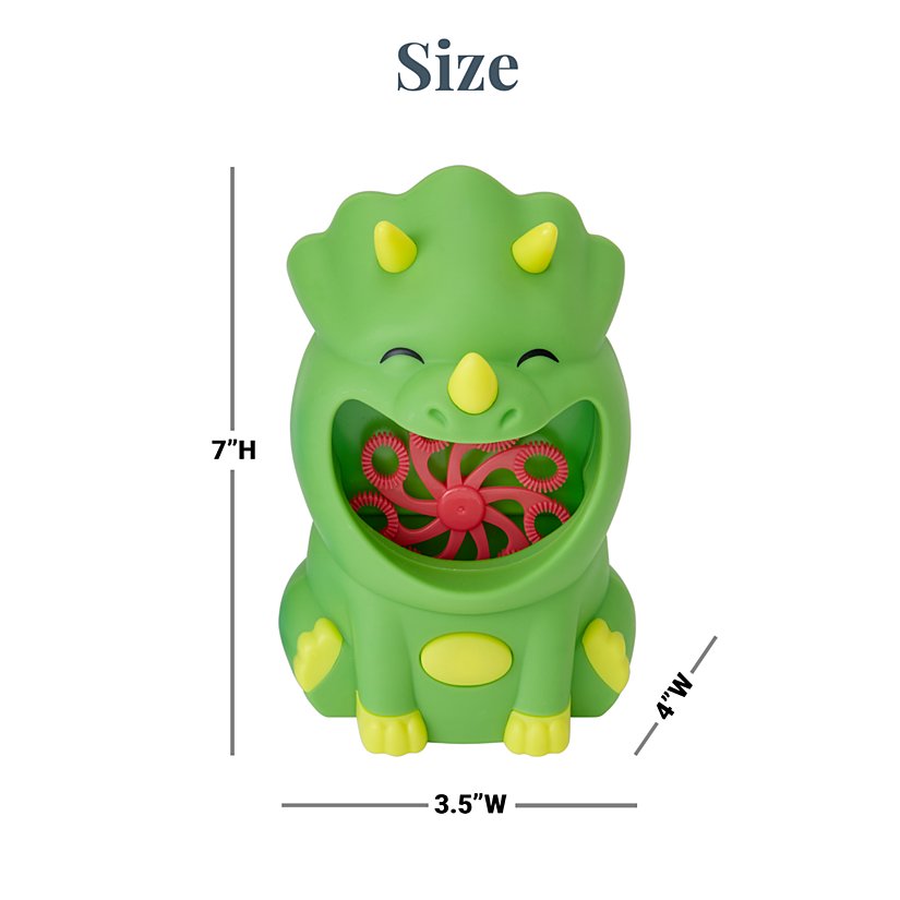 Delightful Dino Personalized Bubble Blower