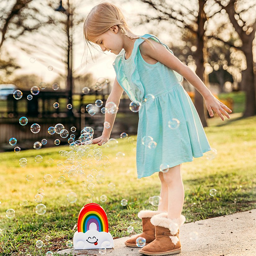 Delightful Rainbow Personalized Bubble Creator