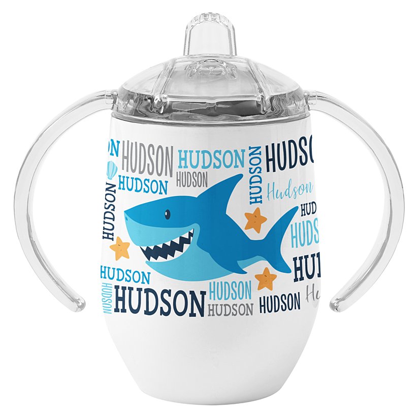 Adorable Seaside Personalized Sippy Cup