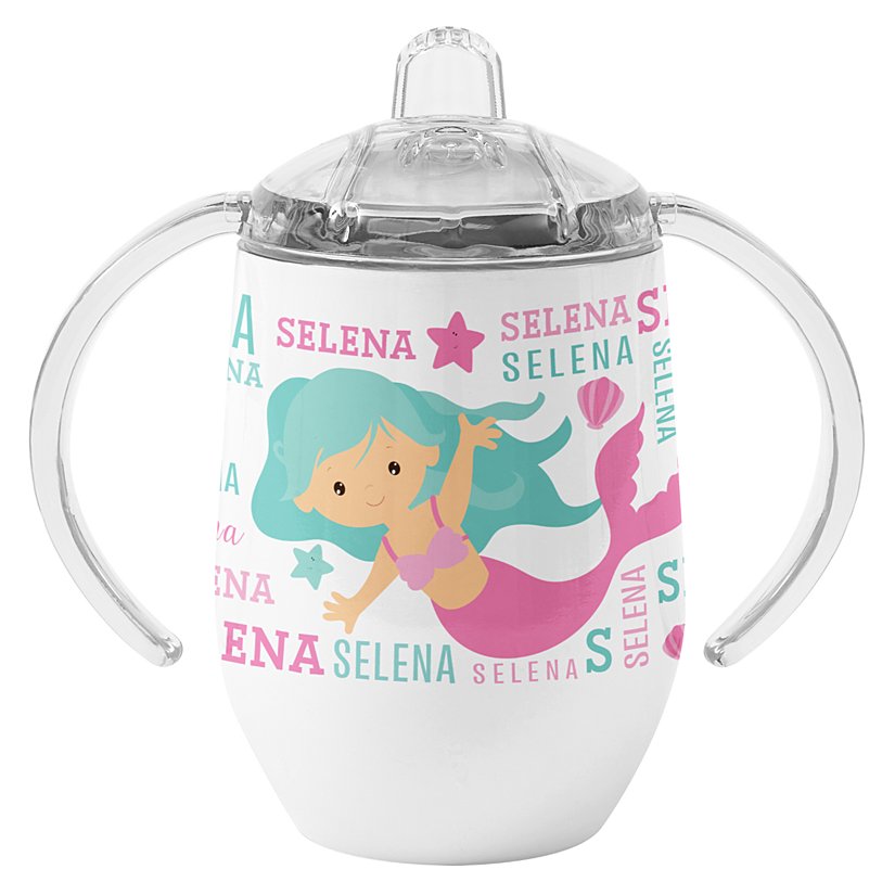 Beachy Personalized Sippy Cup