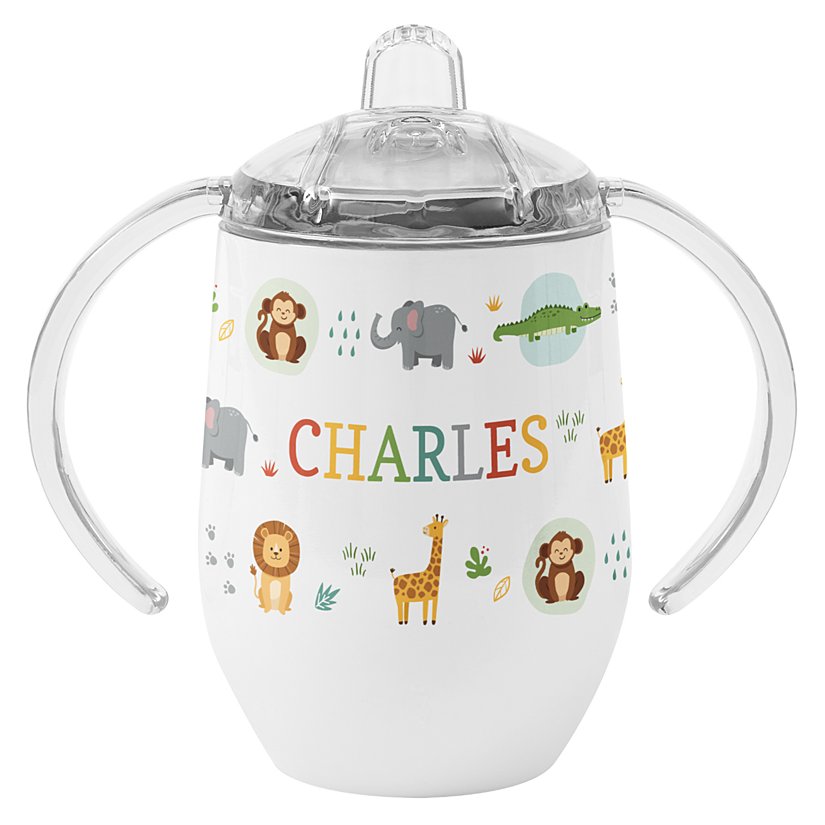 Adorable Critters Personalized Sippy Cup
