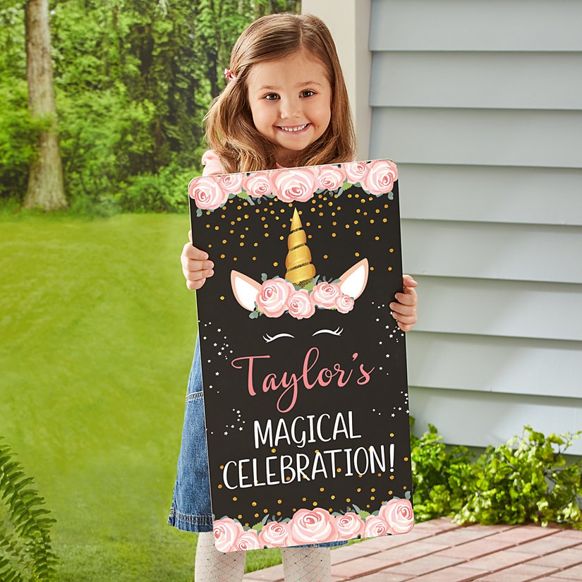 Enchanting Birthday Personalized Chalkboard