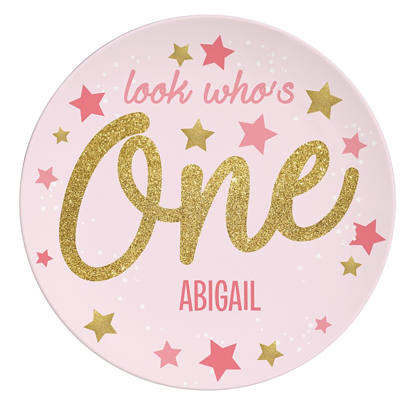 First Birthday Personalized Tableware