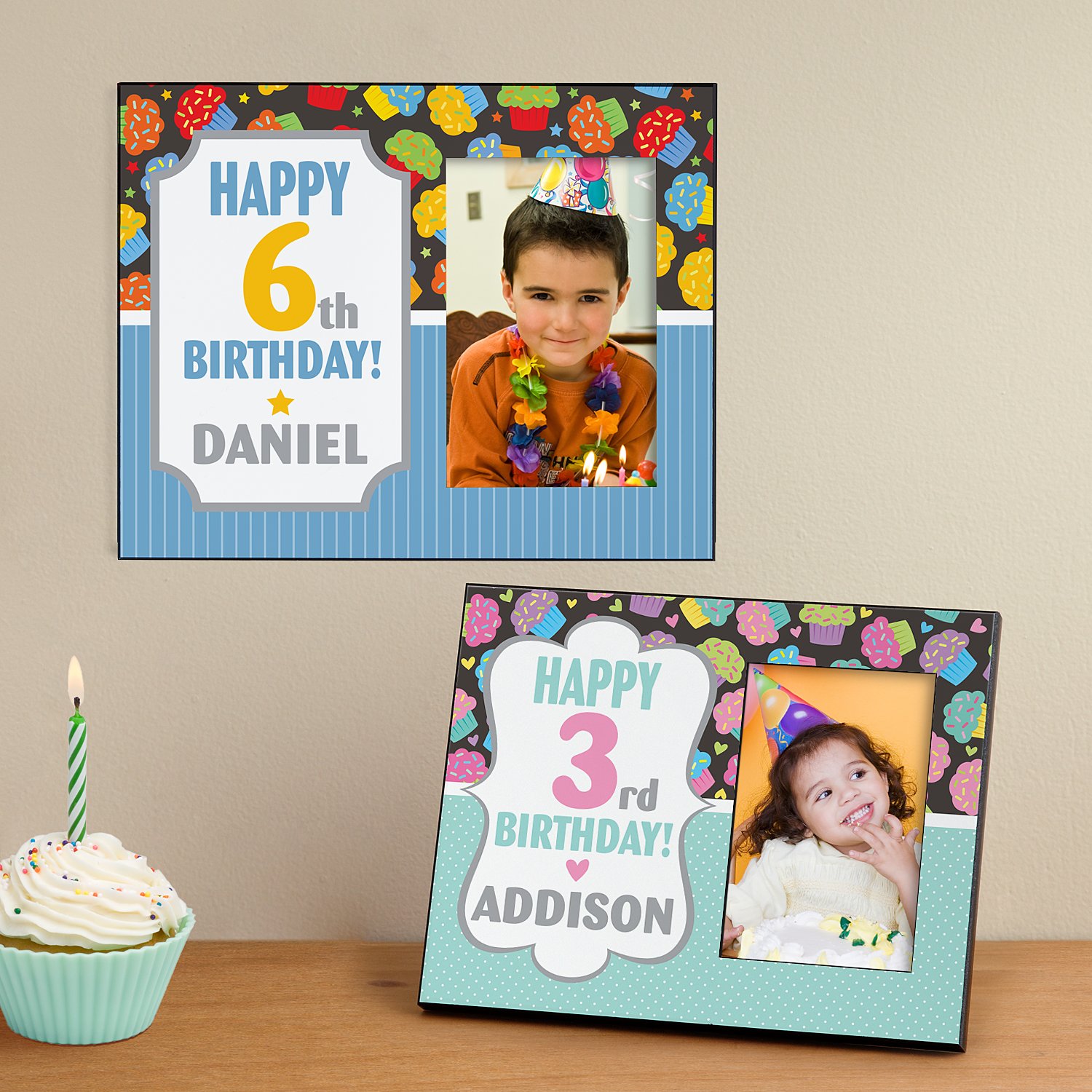 Lil' Cupcake Celebration Personalized Frame