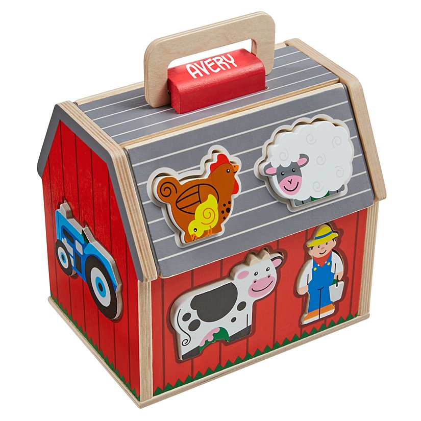 Melissa & Doug Wooden Sorting Barn
