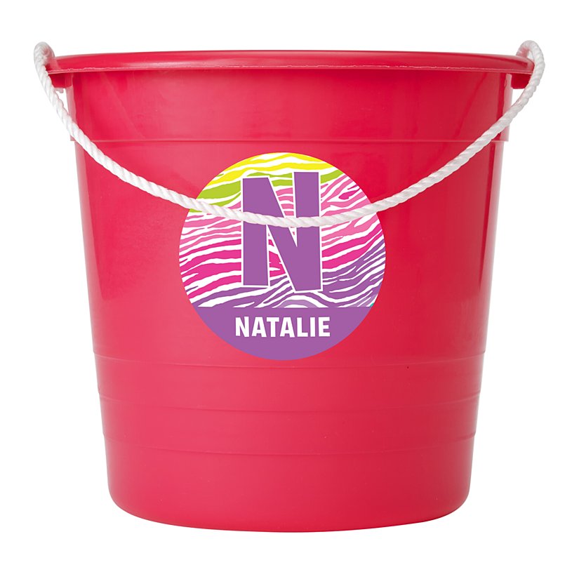 Adorable Pattern Personalized Sand Pail
